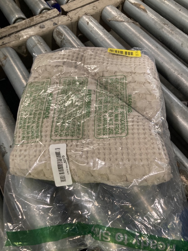 Photo 1 of *********SIMILAR ITEM********* PHF 100% Cotton Waffle Pillow Shams King Size, 2 Pack 20" x 36" Soft Skin-Friendly Pillowcases, No Filling, Aesthetic Woven and Breathable Waffle Weave Pillow Case Covers for Bed, Oatmeal