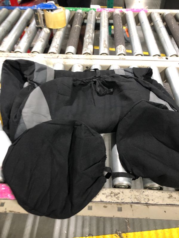 Photo 1 of *****TWO HEAD REST COVERS ONLY NE SEAT COVER****CAR PASS Line Rider Sporty Front Seat Covers,Gray Car Seat Covers Two Front Seats Only, Airbag Compatible,Universal Fit Sedans,Cars,Vans,SUV,Truck(Black and Gray)