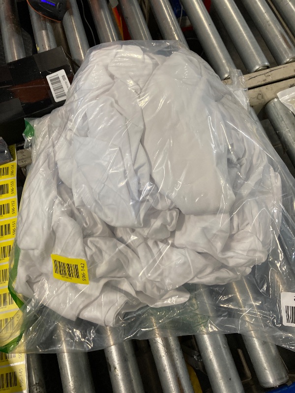 Photo 1 of ** MISSING PILLOW CASES** TEXAS LINEN CO. Egyptian Cotton Split King Sheet Set - 600 Thread Count 5 PC White Sheets for Adjustable Bed, Extra Long Staple Soft Cooling Sheets, Luxury Hotel Sheets, 16" Deep Pocket Bedsheet