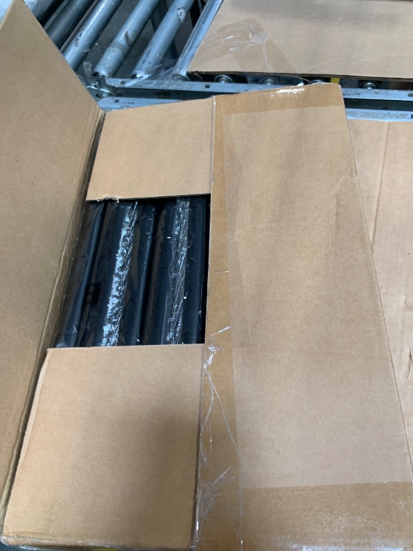 Photo 1 of Goovilla Room Divider for Room Separation, Tension Curtain Rods No Drilling, 4-10ft(H) 28-114inch(W) Adjustable Temporary Privacy Wall Divider, Heavy Duty Freestanding Space Partition Separator, Black