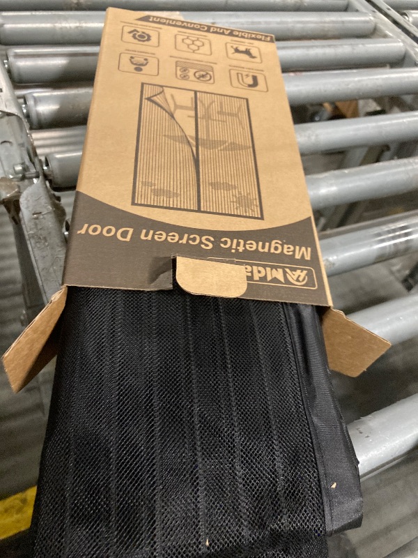Photo 1 of **DAMAGE**Mesh Screen with Magnetic Closure-Keeps Bugs Out Let Breeze in, Heavy Duty - Pet and Kid Friendly, Works with Front, Sliding Doors (38 x 82 Inch)