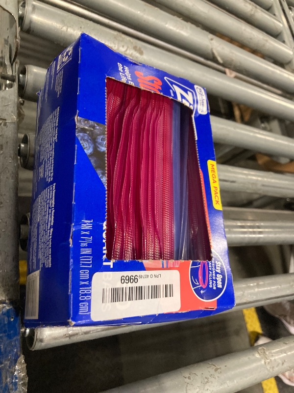 Photo 1 of **OPEN BOX**Ziploc Quart Food Storage Bags, Stay Open Design with Stand-Up Bottom, Easy to Fill, 80 Count