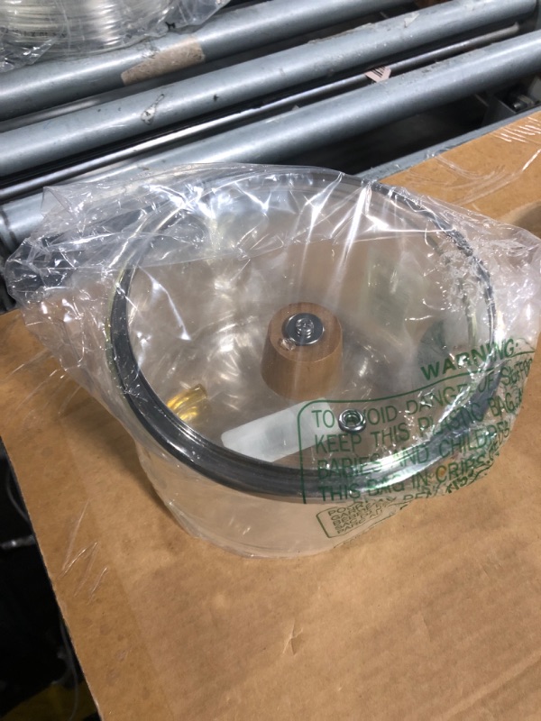 Photo 1 of **Broken Parts**Clear Glass Simmer Pot with Lid for Cooking Potpourri Cookware 1.5L 50oz Saucepan Pots for Stove Top Small Soup Pan