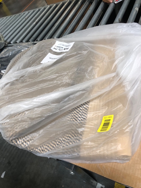 Photo 1 of **BROKEN**Nunsino Laundry Hamper 62L,Large Laundry Basket for Clothes,Decorative Storage Basket for Blankets,Cotton Rope Woven basket for bedroom,Dark Brown