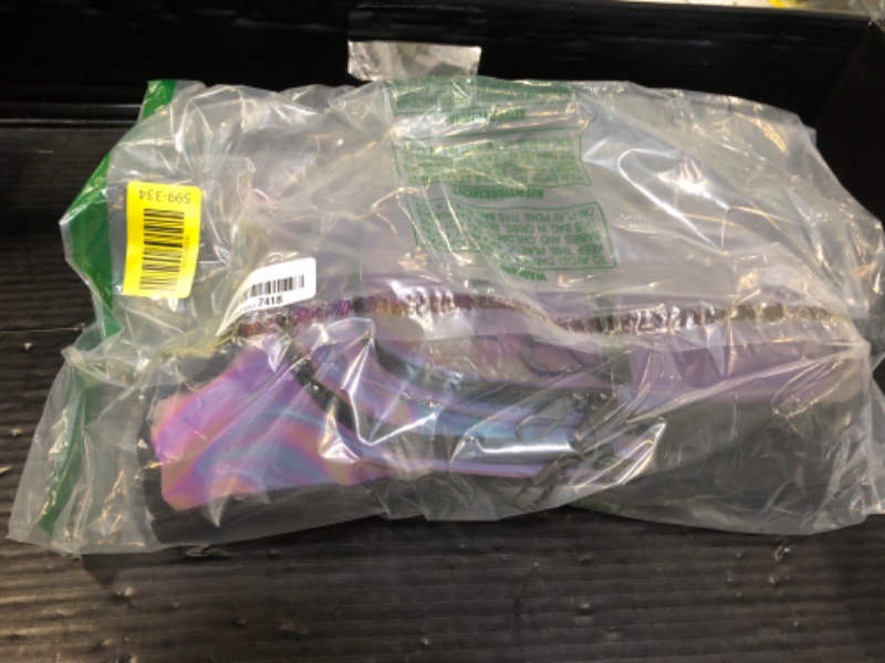 Photo 1 of Rave2o Rave Hydration Backpack – Anti-Theft Festival Hydration Pack with 1.5L Leakproof TPU Bladder – Slim, Insulated Water Pack Secret Pockets & Breathable – Raves, Music Festivals, EDC - Prism Black