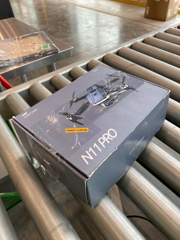 Photo 1 of *Minor Damaged* N11 PRO GPS Drone with Camera for Adults 4K UHD, 90 Min Long Flight Time, Long Control Range, Auto Return, Follow Me, Brushless Motor, 5G FPV RC Quadcopter for Beginners