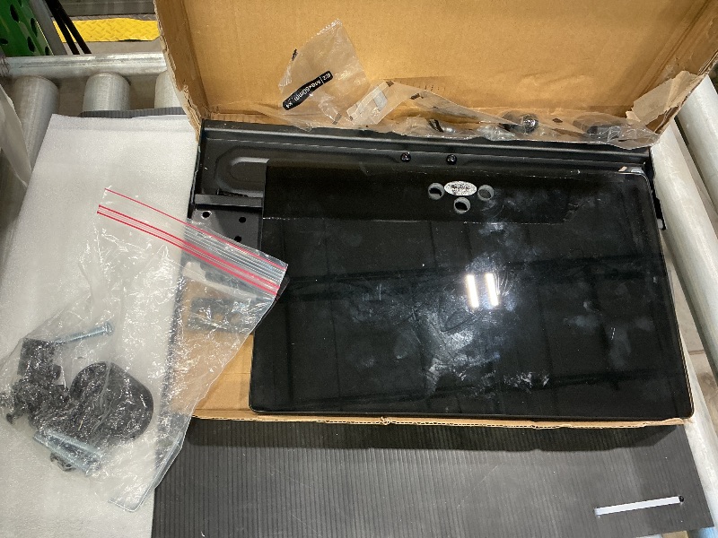 Photo 1 of ***SEE COMMENTS*** PERLESMITH Universal Swivel TV Stand for 24-60 inch TVs up to 99 lbs, 8 Height Adjustable Table Top TV Stand, TV Base Stand with Tempered Glass Base, Max VESA 400x400mm, PSTVS33