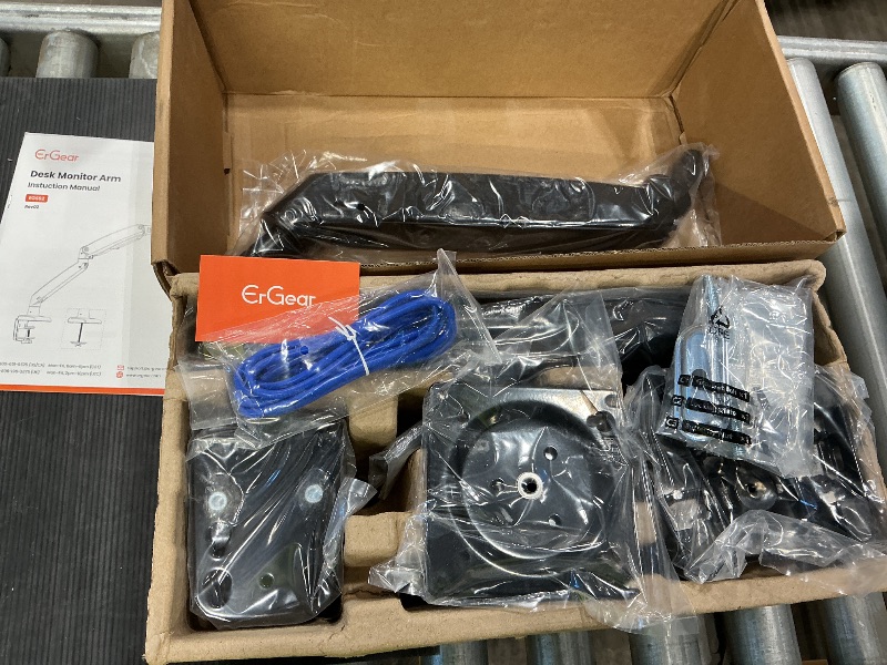 Photo 1 of *****CORRECT ITEM****ErGear 13 to 49 inches Single Monitor Mount for Ultrawide Screens, Holds 26.5lbs, Gas Springs Single Monitor Arm, Single Monitor Stand with Swivel, Tilt, Rotation for Home and Office, VESA 75/100mm