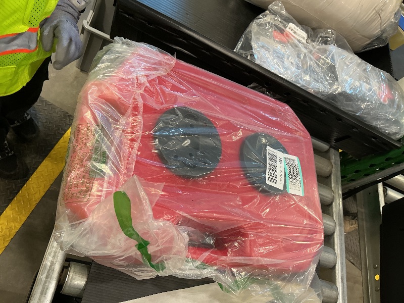 Photo 1 of 2.6 Gallon Water Containers Plastic Engine Oil & Water Storage Container with Lockable Lid & Bracket – Heavy-Duty Portable Fluid Jug