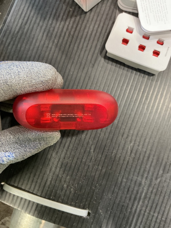 Photo 1 of *Minor Damaged*
Beats Solo Buds - Wireless Bluetooth Earbuds | 18 Hours of Battery Life | Apple & Android Compatibility | Built-in Microphone - Transparent Red