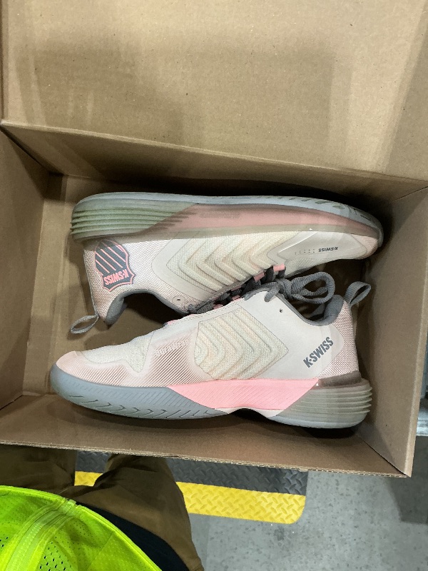 Photo 1 of *USED*
K-Swiss Women's Ultrashot 3 Tennis Shoe, Morganite/Satellite/Pale Neon Coral, 8.5 M