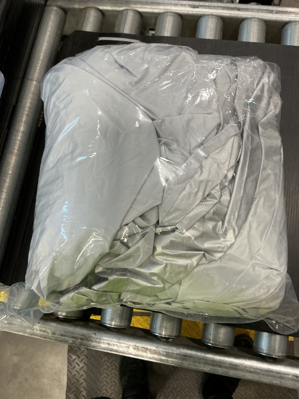 Photo 1 of 10×10 Canopy Replacement Top, Pop Up Canopy Replacement Tent Cover for Straight Leg Frame, Waterproof Canopy Top Cover for Garden Patio Camping (Top Only)(Silver White)