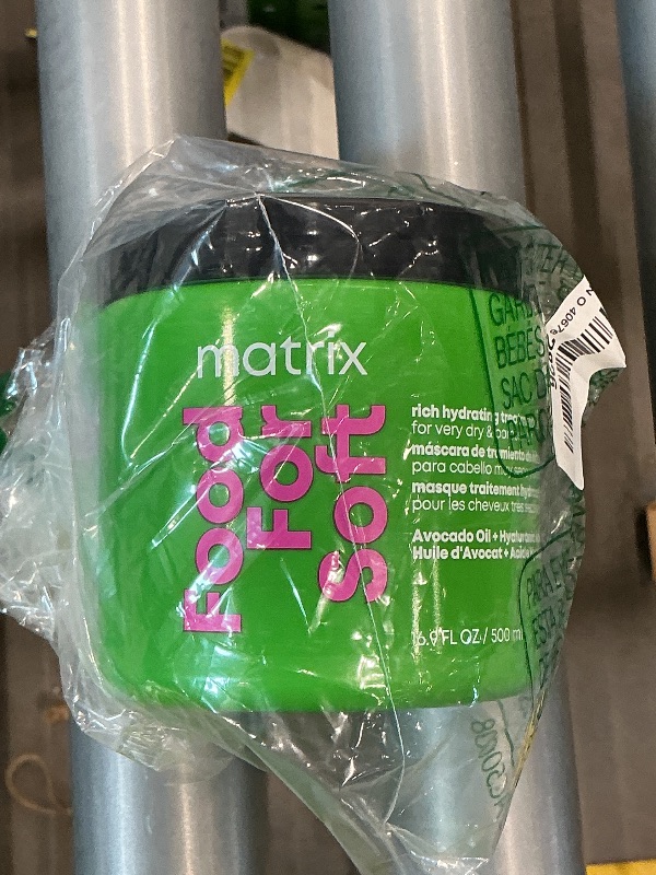 Photo 1 of MATRIX Food For Soft Rich Hydrating Hair Mask - Deep Conditioner For Dry & Brittle Hair, Adds Shine & Softness, With Avocado Oil & Hyaluronic Acid, Replenishes Moisture