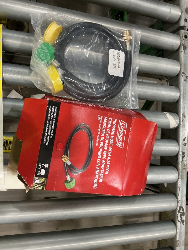 Photo 1 of 6 FT Propane Adapter Hose for Weber Travelev Grill, for Weber Q Series,for Coleman Stoves,for Blackstone 17" 22" Tabletop Griddle,for Char-Broil Portable Grills-Converts 1 lb to 20 lb Cylinders.
