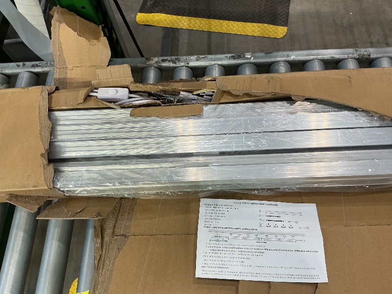 Photo 1 of  8-foot integrated LED T8 tube light with installation accessories