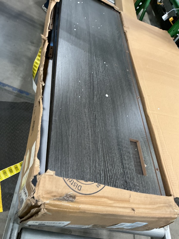 Photo 1 of *See Clerk Notes*
Farmhouse Coffee Bar Cabinet 47inch, Buffet Sideboard Cabinet with Power Outlet, Goblet Holder & Wine Rack, Kitchen Hutch Storage Cabinets with Adjustable Shelves for Dining Room Living Room,Dark Grey