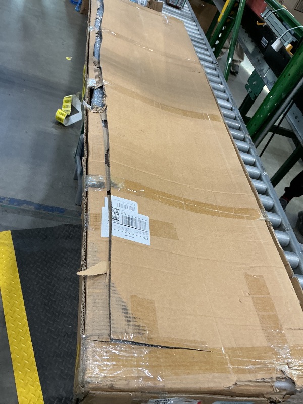 Photo 1 of ***MINOR DAMAGE*** Furnnylane 4 Panel Room Divider Screen and Folding Panel Divider in Arch Shape,Double Sided Bamboo Panel Screen for Room Separation,Brown,70.9" H x 70.9" W