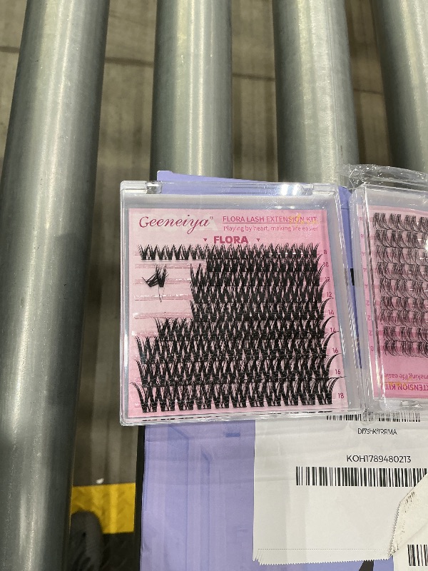 Photo 1 of ***SEE CLERK COMMENTS*** [NATURAL]Geeneiya 5 Styles Lash Clusters Kit, Mermaid/Venus/Flora/Bottom Fairy Eyelash Clusters Extensions 3D Wispy Lash Extension Kit for Beginners, DIY at Home Easily