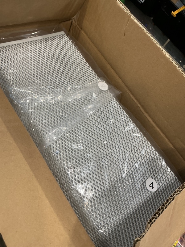 Photo 1 of ***MISSING SCREWS AND NUTS*** OKZEST Utility Slim Storage Cart, 4 Tier Small Rolling Kitchen Laundry Room Cart with Wood Top, Metal Narrow Bathroom Storage Cabinet Mobile Shelf Unit Organizer Trolley with Handle for Narrow Space