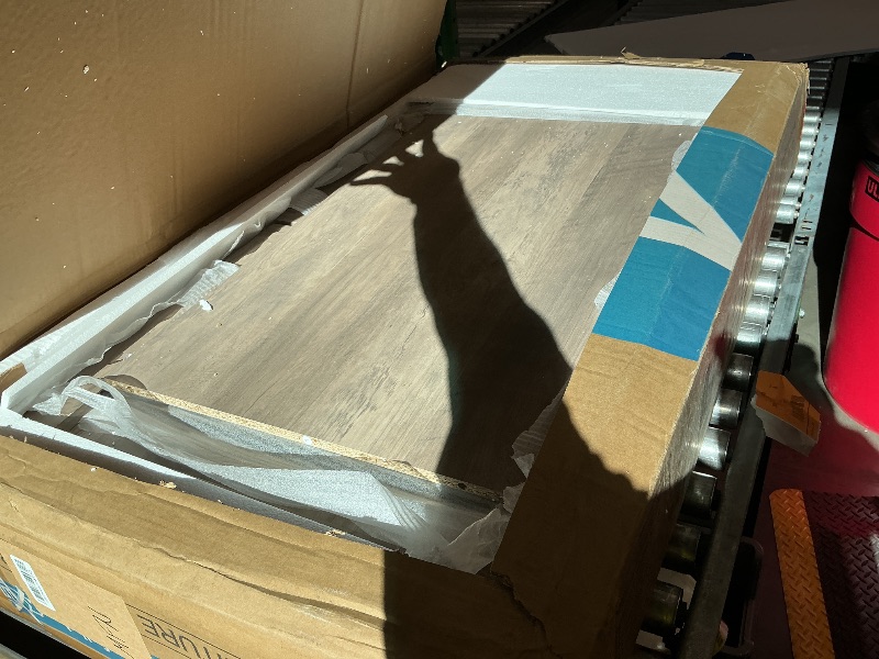 Photo 1 of (Stock Photo for Reference) 44 inch gray wood dog kennel