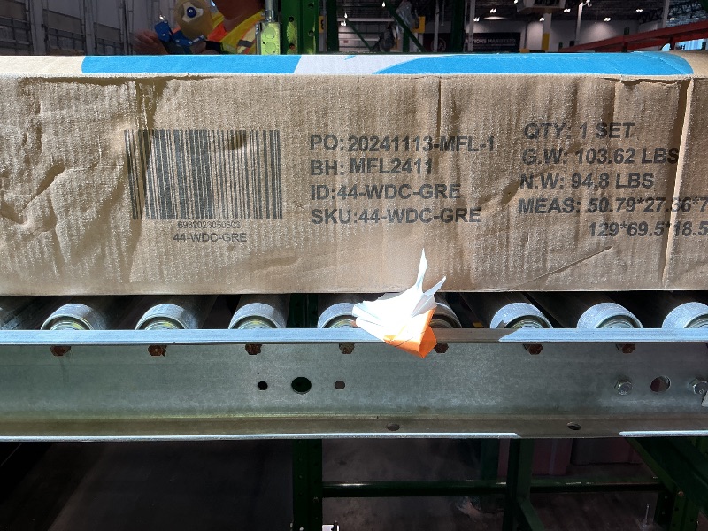 Photo 1 of (Stock Photo for Reference) 44 inch gray wood dog kennel