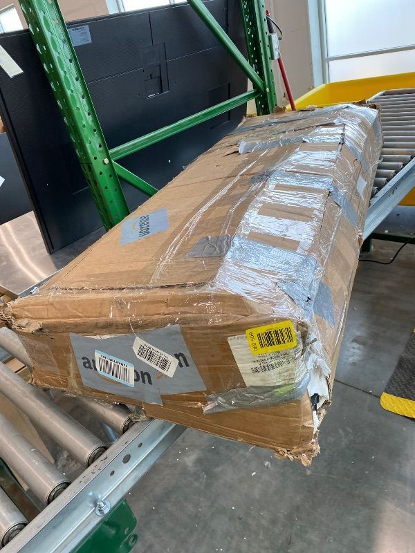 Photo 1 of *Partial Set* 71 inch Executive Desk, L Shaped Desk with Cabinet Storage, Executive Office Desk with Shelves, Business Furniture Set Workstation for Home Office, Gray and White