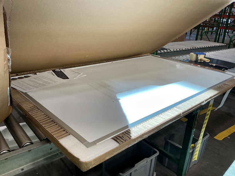 Photo 1 of *Minor Damaged - Check clerk notes*
Flash Furniture 5' W x 3' H Magnetic Marker Board