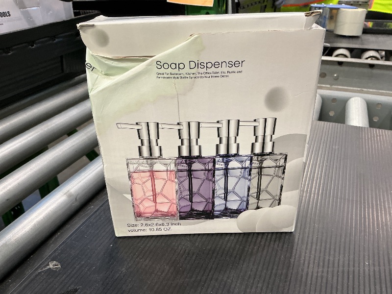 Photo 1 of 2 Pack Clear Rust Proof Soap Dispenser, Acrylic Plastic Hand Soap Lotion Dispenser Set for Bathroom&Kitchen