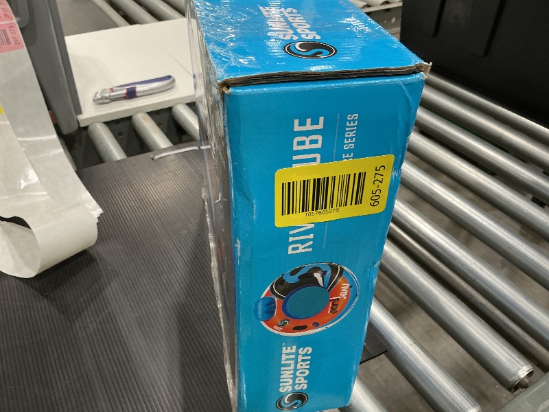 Photo 1 of 2025 New & Upgraded Sunlite Sports Heavy Duty River Tube Inflatable, Premium Water Float to Lounge Above Lake and River, Outdoor Water Raft Sport Fun, Recreational Use