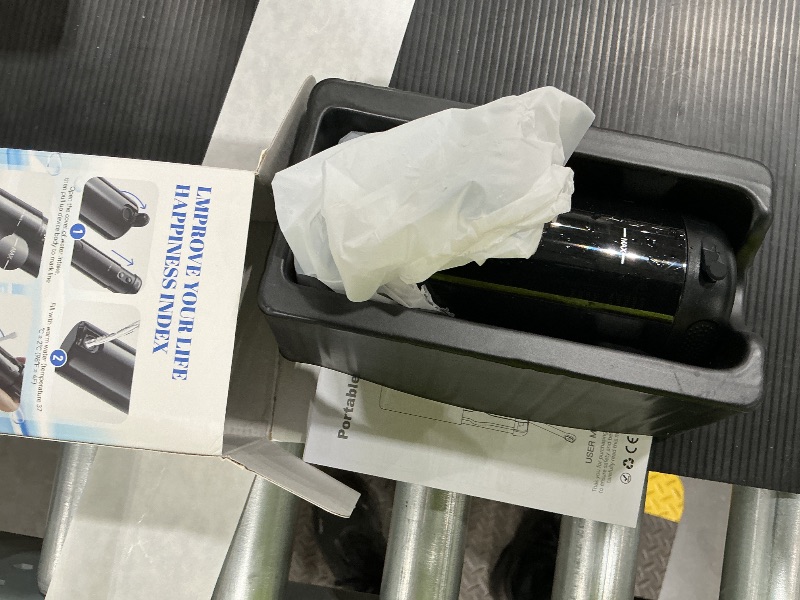 Photo 1 of **HAS WATER ON IT**
Peri Bottle for Postpartum Care-250mlPortable Bidet for Travel with 5 Sprayer Modes, 2000mAh Rechargeable Electric Bidet with 8 Replaceable Nozzles for Perineal Care & Post-Surgery Care (Black)