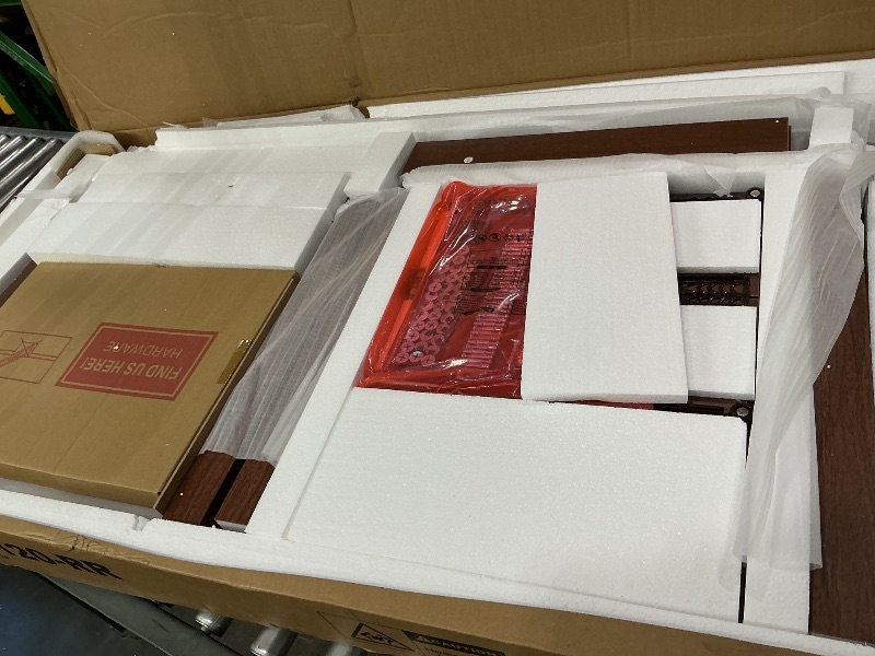 Photo 1 of *Loose pieces in the box*
Rolanstar Coffee Table, 47.2" Lift Top Coffee Table with Drawers and Hidden Compartment, Retro Central Table with Wooden Lift Tabletop, for Living Room,Espresso