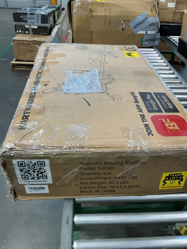 Photo 1 of Rowing Machines for Home,Hartwares Magnetic Rowing Machine with 77lbs High Resistance Rowing Machine,16 Levels of Quiet Resistance,Rower Machine for Home Row Machine,App Compatible,LCD Monitor