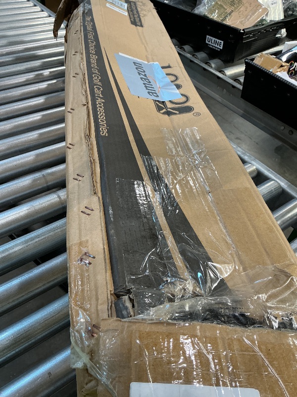 Photo 1 of 10L0L Golf Cart Front Roof Strut Brackets for Club Car DS 2000-up with Steel Screw Bushings Repair Kit, Heavy Duty Strut Support Reinforcement Repair