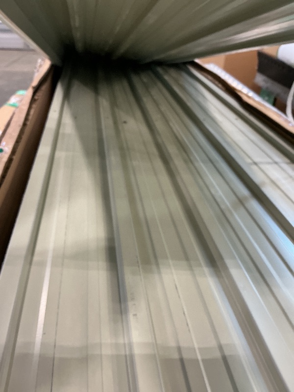 Photo 1 of 12' x 10' XL Outdoor Storage Shed, Sturdy Metal Building w/Windows & Lockable Doors for Garden, Backyard, Poolside and Lawn, Grey+White