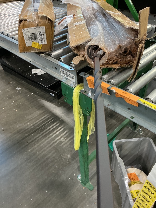 Photo 1 of 16 Pack Iron Balusters for Staircase Interior W/ 32 Pack Baluster Shoes, 1/2" x 44" Wrought Iron Baluster Stair Balusters,Hollow Metal Balusters Stair Spindles for Staircase Decks Balusters Indoor