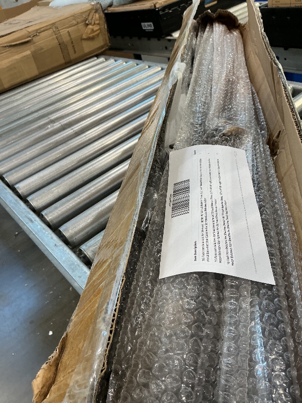 Photo 1 of 16 Pack Iron Balusters for Staircase Interior W/ 32 Pack Baluster Shoes, 1/2" x 44" Wrought Iron Baluster Stair Balusters,Hollow Metal Balusters Stair Spindles for Staircase Decks Balusters Indoor