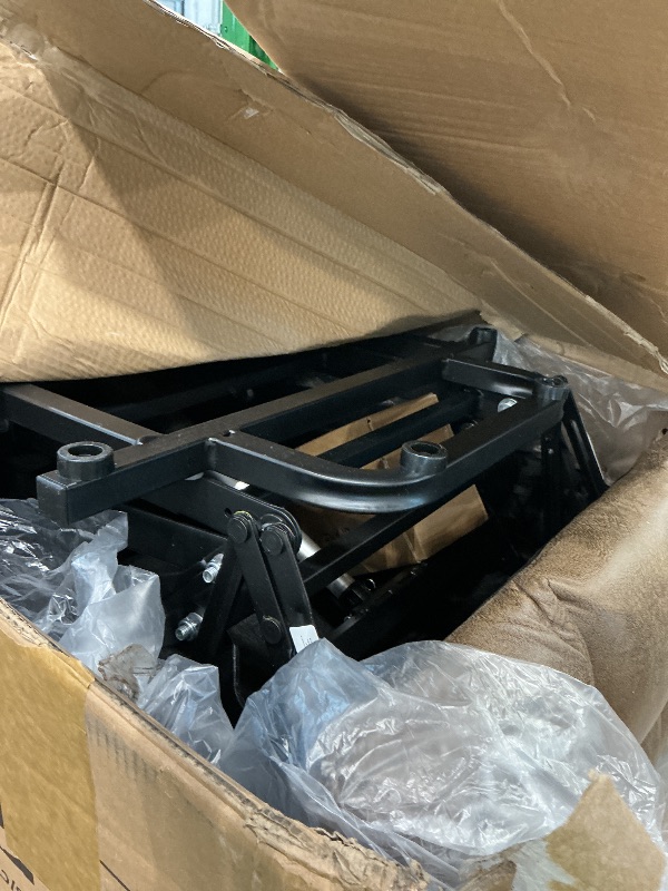 Photo 1 of *Partial Set*Phoenix Home Large Power Lift Recliner with Massage and Heat for Elderly, Heavy Duty & Safety Motor Reclining Chair, Faux Leather Electric Wider Recliner with USB Ports, 2 Side Pockets, Brown