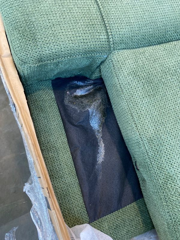 Photo 1 of *Missing Pillows - Check clerk notes*
COLAMY Futon Sofa Bed-Fabric Small Couch, Small Lounge Convertible with 2 Cup Holders, Removable Soft Armrest, Adjustable Backrest for Dorm/Bedroom/College