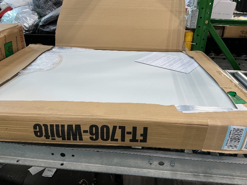 Photo 1 of *LARGE SCRATCHES* FDW 6FT Folding Picnic Table for Outdoor, Portable Fold-in-Half Plastic Dining Picnic Party Table with Carrying Handle