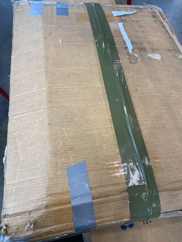 Photo 1 of ****partial set***. Techni Mobili Storage Drawers and Cabinet 51.25” W-Modern Office Large Floating Desktop Surface Desk, 23.6" D x 51.2" W x 29.8" H, White/Gold