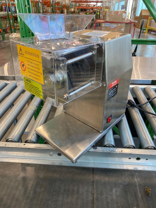 Photo 1 of **NO BOX**VEVOR Meat Cutter Machine;850W Meat Slicer;551 lb/h Commercial Meat Cutting