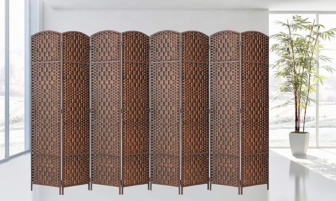 Photo 1 of *Missing Parts*
Legacy Decor 8 Panels Room Divider Privacy Partition Screen Bamboo Fiber Weave Honey Color 5.9 ft High X 11.7 ft Wide