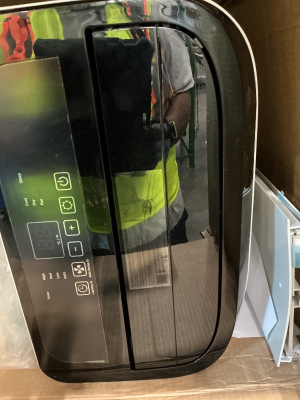 Photo 1 of 12,000 BTU Portable Air Conditioner Cools Up to 500 Sq.Ft, 3-IN-1 Energy Efficient Portable AC Unit with Remote Control & Installation Kits for Large Room, Campervan, Office, Temporary Space