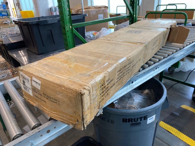 Photo 1 of *PARTIAL SET* Metal Carport, 13x16 FT Outdoor Car Port Canopy with Galvanized Steel Roof and Reinforced Base, Heavy Duty Garage Car Shelter Shade for SUV, Truck, Boats **BOX 1/5***