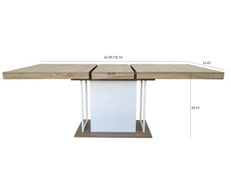 Photo 1 of *** SOLD FOR PARTS **** ** FINAL SALE / NO RETURNS*Missing Parts in the manual piece 12*
Rectangular retractable dining table, suitable for people aged 6-10, 160-200cm
