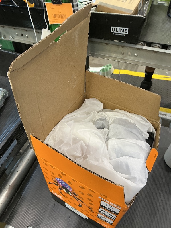 Photo 1 of 12Ft Giant Halloween Inflatables Spider Built-in 7-Color-Shifting Eyes & 3-Effect-Flashing Belly, Large Halloween Decorations Outdoor Huge Blow Up Yard Decorations Blowups for Holiday- 1PCS?Orange