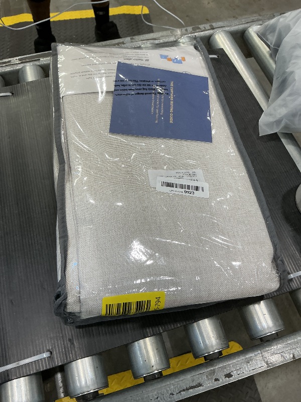 Photo 1 of 100% Blackout Shield Linen Blackout Curtains for Bedroom 96 Inches Long, Back Tab/Rod Pocket Living Room Drapes, Thermal Insulated Blackout Curtains 2 Panels Set, 50" W x 96" L, Beige