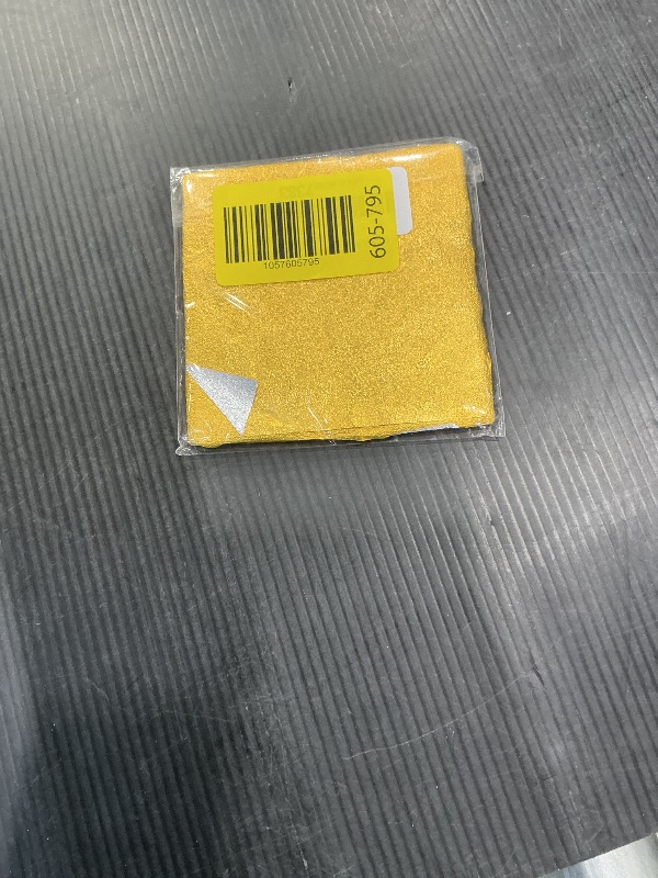 Photo 1 of 100 PCS Foil Candy Wrappers, 4x4 inches Chocolate Candy Wrappers aluminum foil sheets, DIY Homemade Candy Packaging for Christmas, Easter, Thanksgiving, and Birthday Party (Gold)