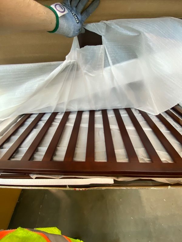 Photo 1 of ***READ CLERK NOTES*** Graco Benton 5-in-1 Convertible Crib with Drawer (White) - Converts from Baby Crib to Toddler Bed, Daybed and Full-Size Bed, Fits Standard Full-Size Crib Mattress, Adjustable Mattress Support Base