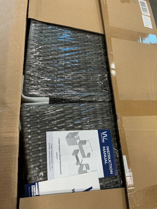 Photo 1 of ***PARTIAL SET*** four piece outdoor wicker furniture set